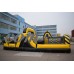 Pogo 30' Toxic Commercial Inflatable Obstacle Course with Blower Kids Jumper   